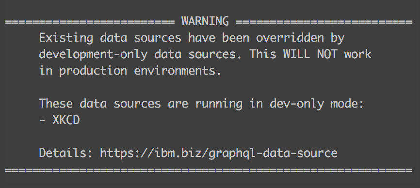 GrAMPS warnings for local data sources
